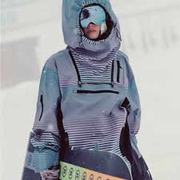 Free People Blizzard Bliss Printed Pullover Jacket❤️ NWOT Size Small - Picture 6 of 8